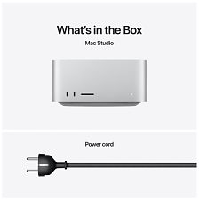 Desktop PC Apple Mac Studio Mini PC, Apple M5 Max 18-core (18 C / 18 T, Nespecificat - Nespecificat, Nespecificat cache, Nespecificat), 36 GB Unified System Memory, 512 GB SSD, Fara unitate optica, Apple 32-Core GPU Partajata, Adaptor extern, macOS