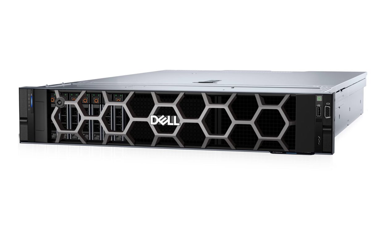 Server DELL PowerEdge R760xs, Rack 2U, Intel Xeon Silver 4510 (12 C / 24 T, 2.40 GHz - 4.10 GHz, 30 MB cache, 150 W), 32 GB DDR5 ECC, 1 x 480 GB SSD, 8 x LFF, DELL PERC H755, 2 x 1100 W