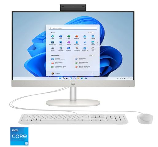 All-In-One HP ProOne 240 G10 B6ZB5ET, 23.8 inch 1920 x 1080, Intel Core Ultra 5 125H (14 C / 18 T, 1.2 GHz - 4.5 GHz, 18 MB cache, 28 W), 16 GB DDR5, 512 GB SSD, Intel Arc Graphics 0 GB, Windows 11 Pro, Negru-Argintiu