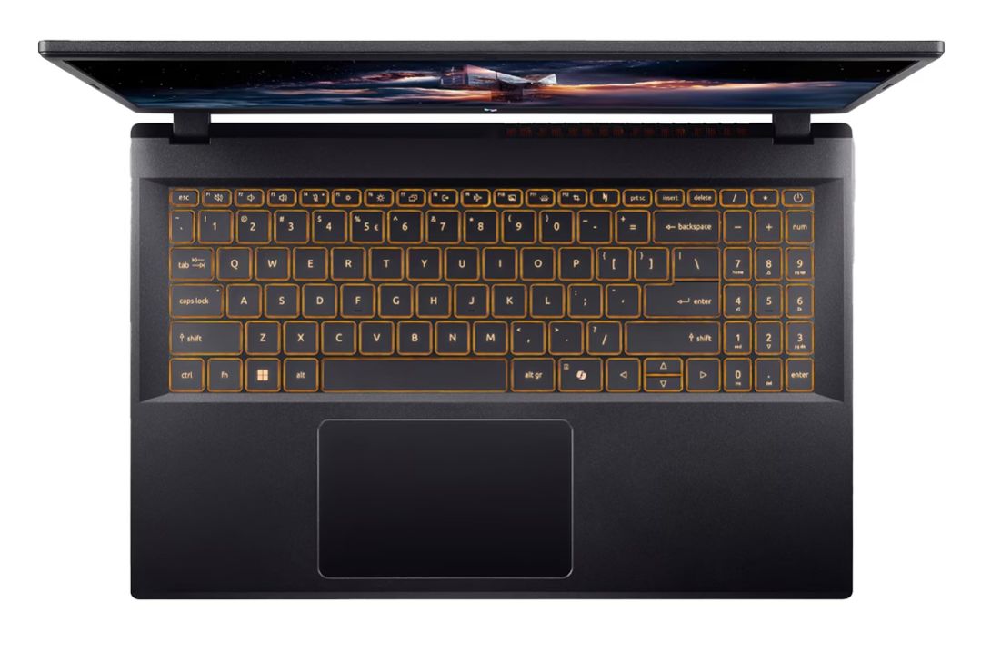 Laptop Acer Nitro V 17 NH.QZJEL.002, 17.3 inch 1920 x 1080, AMD Ryzen 7 8845HS (8 C / 16 T, 3.8 GHz - 5.1 GHz, 16 MB cache, 45 W), 16 GB DDR5, 1 TB SSD, Nvidia GeForce RTX 4060, Windows 11 Home, Tastatura US, Negru