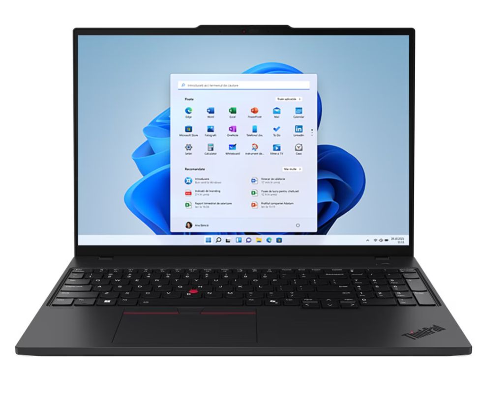 Laptop Lenovo ThinkPad P16s Gen 4 21QV000PCK, 16 inch 1920 x 1200, Intel Core Ultra 7 - 255H (16 C / 16 T, N/A - 5.1 GHz, 24 MB Intel Smart Cache cache, N/A), 32 GB DDR5, 512 GB SSD, Nvidia Nvidia RTX PRO 500, Windows 11 Pro, Tastatura Czech / Slovak / English, Negru