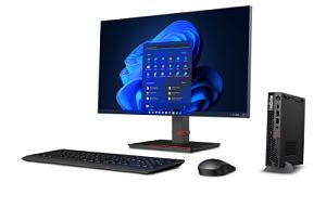 Desktop PC Lenovo ThinkStation P3 Tiny Gen 2 Tiny (1L), Intel Core Ultra 7 265 (20 C / 20 T, 2.40 GHz - 5.3 GHz, 30 MB cache, 182 W), 32 GB DDR5, 512 GB SSD, Fara unitate optica, Nvidia RTX A400 4 GB, Adaptor extern 230 W, Windows 11 Pro
