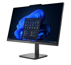 All-In-One Lenovo V100 13BE000FPB, 23.8 inch 1920 x 1080 pixeli, Intel N100 (4 C / 4 T, 0.8 GHz - 3.4 GHz, 6 MB cache, 6 W), 16 GB DDR5, 512 GB SSD, Intel Intel UHD Graphics 0 GB, Free DOS, Negru