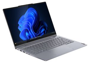 Laptop Lenovo ThinkBook 14 2in1 G6 IPL 21R30022GE, 14.0 inch 1920 x 1200 Touchscreen, Intel Core Ultra 7 355 (12 C / 14 T, 1.4 GHz - 4.8 GHz, 18 MB Intel Smart Cache cache, 28 W), 32 GB LPDDR5X, 512 GB SSD, Intel Intel Arc Graphics, Windows 11 Pro, Tastatura English, Luna Grey