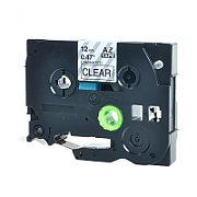 BROTHER TZE131 Brother TZE131 Banda laminata 12mm BLACK ON CLEAR