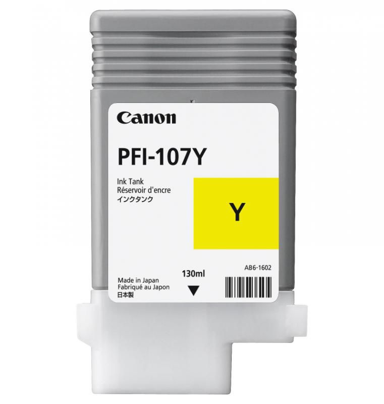 Cartus cerneala Canon CF6708B001AA ,Galben ,130 ml ,Original (PFI-107y)