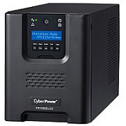 UPS Cyber Power PR1500ELCD, 1500 VA, 1350 W, cu management, line-interactive, 8x C13, 1x USB, 11 – 20 min., LCD, Tower, Negru