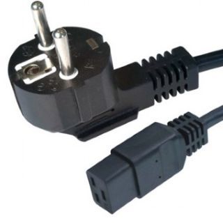 CABLU alimentare GEMBIRD 1.8m, intrare Shucko, iesire C19, 16A, bulk, black,  PC-186-C19  (include TV 0.75 lei)