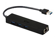 ITEC U3GL3SLIM i-tec USB 3.0 Metal HUB 3 Port cu Adaptor Gigabit Ethernet