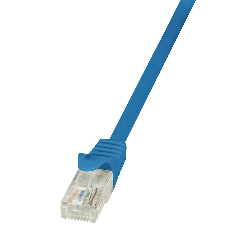 Patch cord Logilink  RJ45, 25 cm, albastru
