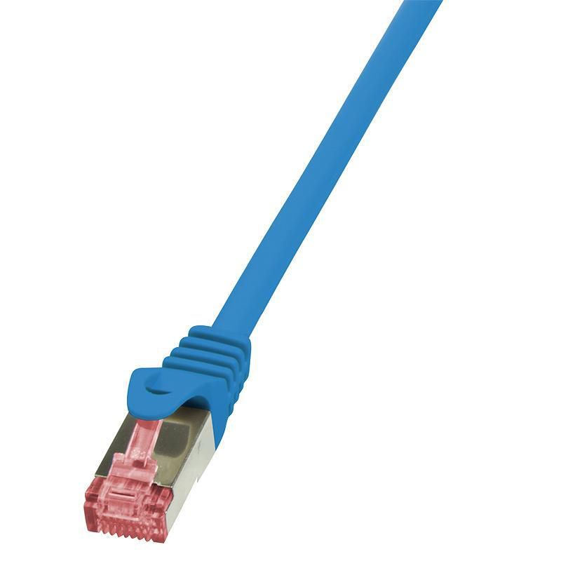 PATCH CORD S/FTP LOGILINK Cat6, LSZH, cupru, 7.5 m, albastru, AWG27, dublu ecranat  CQ2086S  (include TV 0.75 lei)
