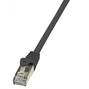 PATCH CORD FTP LOGILINK Cat6, cupru-aluminiu, 0.5 m, negru, AWG26, ecranat  CP2023S  (include TV 0.06 lei)