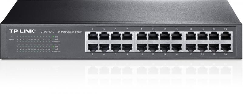 Switch TP-Link TL-SG1024D, 24 porturi 10 / 100 / 1000 MBs