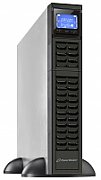 UPS PowerWalker VFI 1000 CRM LCD, 1000 VA, 800 W, cu management, on-line double-conversion, 3x C13, 1x C14, 1x USB, 12V/9Ah LCD, Tower/Rack 2U, Gri