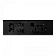 UPS Ever Sinline RT 3000, 3000 VA, 2250 W, cu management, line-interactive, 2x Schuko, 6x C13, 1x USB, 12V/9Ah LCD, Tower/Rack 3U, Negru