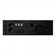 UPS Ever Sinline RT XL 3000, 3000 VA, 3000 W, cu management, line-interactive, 2x Schuko, 6x C13, 1x C19, 1x USB, 12 V / 7Ah LCD, Tower/Rack 3U, Negru