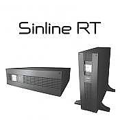 UPS Ever Sinline RT XL 3000, 3000 VA, 3000 W, cu management, line-interactive, 2x Schuko, 6x C13, 1x C19, 1x USB, 12 V / 7Ah LCD, Tower/Rack 3U, Negru