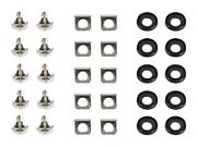 Set suruburi cu piulita incastrabila Gembird M6, 50 buc.