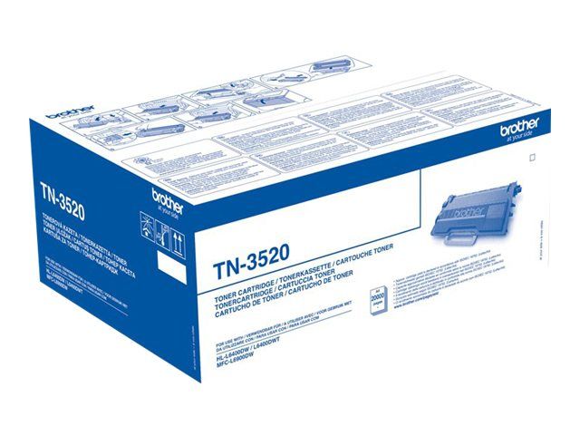 Cartus toner Brother TN3520 ,Negru ,20 000 pagini ,Original (TN3520)
