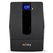 UPS nJoy PWUP-LI100H1-AZ01B, 1000 VA, 600 W, cu management, line-interactive, 4x Schuko, 5.5 minute (50% sarcina), Negru