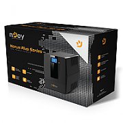 UPS nJoy PWUP-LI100H1-AZ01B, 1000 VA, 600 W, cu management, line-interactive, 4x Schuko, 5.5 minute (50% sarcina), Negru