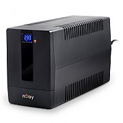 UPS nJoy PWUP-LI100H1-AZ01B, 1000 VA, 600 W, cu management, line-interactive, 4x Schuko, 5.5 minute (50% sarcina), Negru
