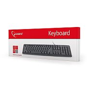 Gembird KB-U-103-RU keyboard USB QWERTY English,Russian Black