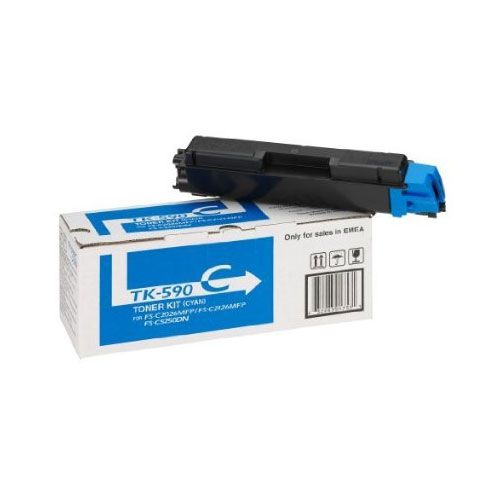 Cartus toner Kyocera 1T02KVCNL0 ,Albastru ,5 000 Pagini ,Original (TK-590c)