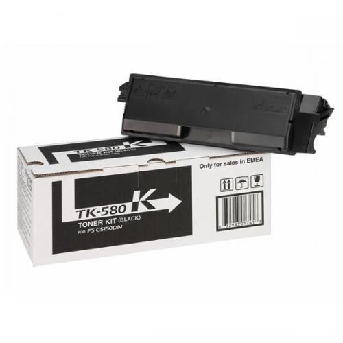 Cartus toner Kyocera 1T02KT0NL0 ,Negru ,3 500 pagini ,Original (TK-580k)