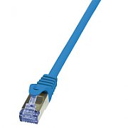 PATCH CORD S/FTP LOGILINK Cat6a, LSZH, cupru, 10 m, albastru, AWG26, dublu ecranat  CQ3096S  (include TV 0.75 lei)