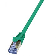PATCH CORD S/FTP LOGILINK Cat6a, LSZH, cupru, 7.5 m, verde, AWG26, dublu ecranat  CQ3085S  (include TV 0.75 lei)