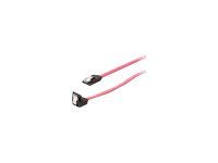 GEMBIRD CC-SATAM-DATA90 Serial ATA III 50 cm Data Cable with 90 degree bent metal clips red