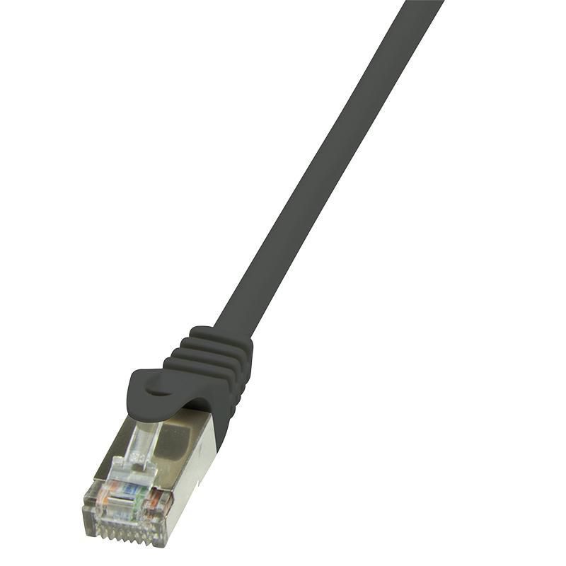 PATCH CORD FTP LOGILINK Cat6, cupru-aluminiu, 7.5 m, negru, AWG26, ecranat  CP2083S  (include TV 0.75 lei)
