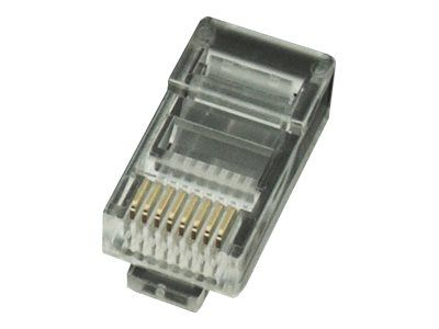 MUFA RJ-45 GEMBIRD pt. cablu UTP, Cat5e, RJ-45 (T), plastic, 10 buc,  LC-8P8C-001/10  / 45505979