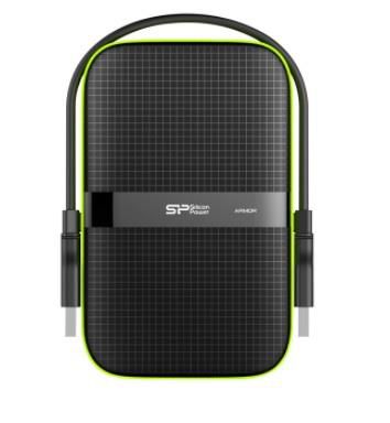HDD extern portabil Silicon Power Armor A60, 1TB Shockproof/Water-resistant, USB 3.0, Negru