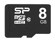 SILICONPOW SP008GBSTH010V10SP Silicon Power memory card Micro SDHC 8GB Class 10 +Adapter