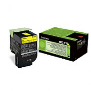 Cartus toner Lexmark 80C2XYE ,Galben ,4000 pagini ,Original (80C2XYE)