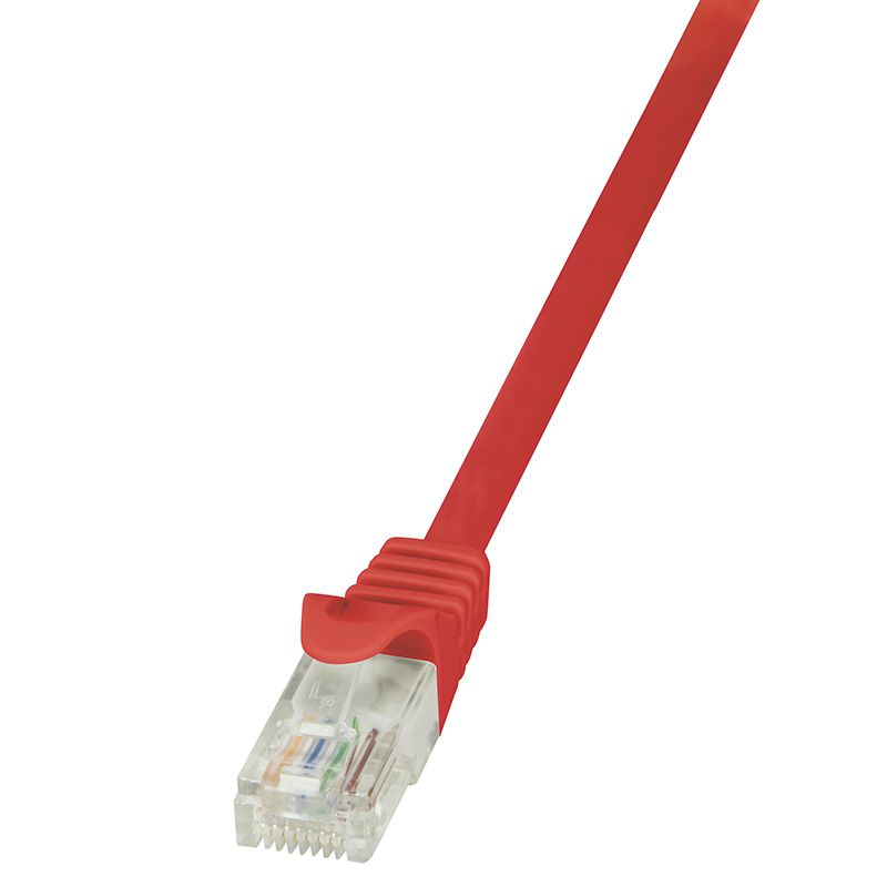 PATCH CORD UTP LOGILINK Cat6, cupru-aluminiu, 1.5 m, rosu, AWG24,  CP2044U  (include TV 0.06 lei)