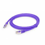 PATCH CORD S/FTP GEMBIRD Cat6a, LSZH, cupru, 3 m, violet, AWG27, dublu ecranat  PP6A-LSZHCU-V-3M  (include TV 0.15 lei)
