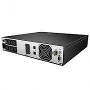 UPS nJoy PWUP-LI300AG-CG01B, 3000 VA, 1800 W, cu management, line-interactive, AVR, 8x C13, 7.5 minute (50% sarcina), LCD, Rack 2U, Negru