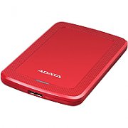 HDD extern Adata HV300 Slim 2TB, Shock Sensor, 2.5 , USB 3.1, rosu