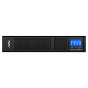 UPS nJoy PWUP-OL300BA-AZ01B, 3000 VA, 3000 W, cu management, on-line, 8x C13, 11 minute (50% sarcina), Tower/Rack 2U, Negru