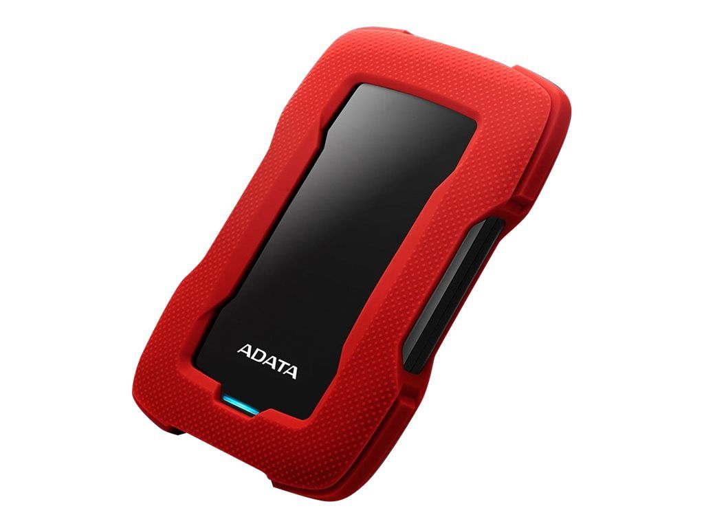 HDD Extern ADATA Durable HD330 2TB, Shock Sensor, 2.5 , USB 3.1, Rosu