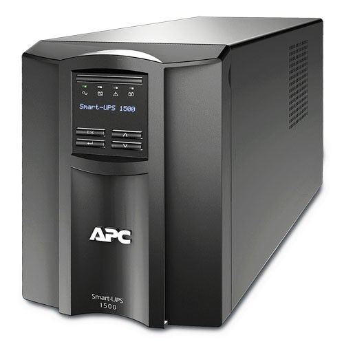 UPS APC SMT1500IC, 1500 VA, 1000 W, line-interactive, 8x C13, 1x C14, 1x USB, LCD, Tower,