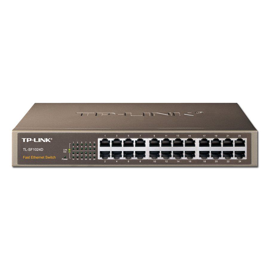 Switch TP-Link TL-SF1024D, 24 porturi 10 / 100 Mbps