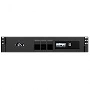 UPS nJoy UPLI-LI100CO-AZ01B, 1000 VA, 600 W, cu management, line-interactive, AVR, 8x C13, 9.5 minute (50% sarcina), Rack 2U, Negru