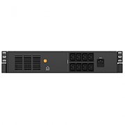 UPS nJoy UPLI-LI100CO-AZ01B, 1000 VA, 600 W, cu management, line-interactive, AVR, 8x C13, 9.5 minute (50% sarcina), Rack 2U, Negru