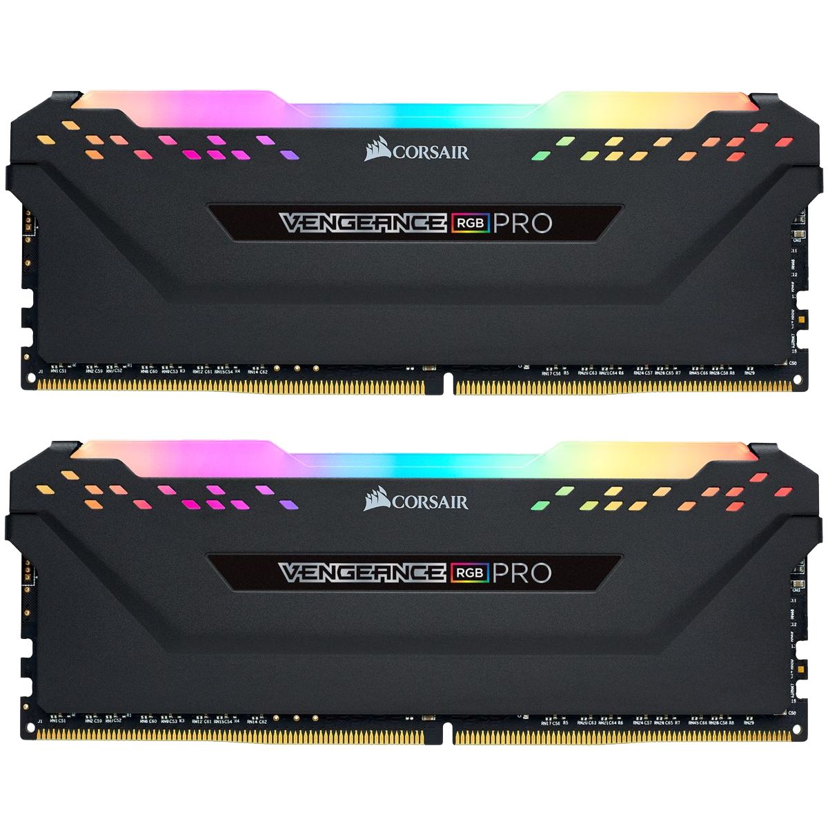 Memorie Corsair Vengeance PRO 16 GB DDR4 2666 MHz CL16, kit 2 x 8 GB, XMP 2.0, Negru, RGB
