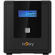 UPS nJoy UPCMTLS610HCAAZ01B, 1000 VA, 600 W, cu management, line-interactive, 4x Schuko, 5 minute (50% sarcina), Negru