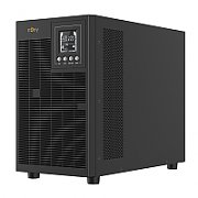 UPS nJoy UPOL-OL300EP-CG01B, 3000 VA, 2400 W, cu management, on-line, 4x Schuko, 7 minute (50% sarcina), Negru